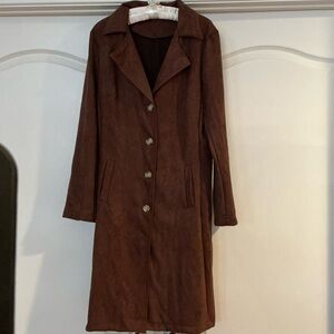 Classic Brown Women's Trench Coat